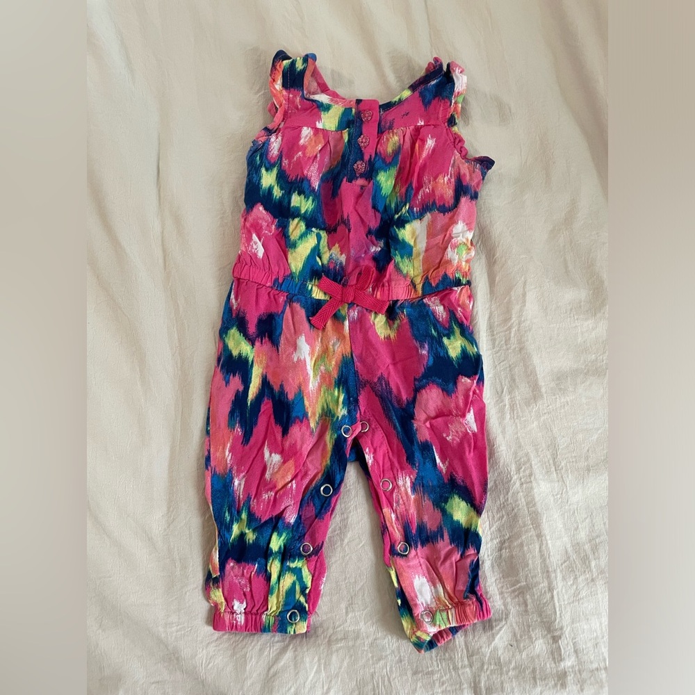 Children’s Place Tie-Dye Romper - Snap Bottom Closure
